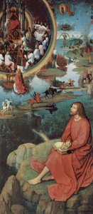 Triptych Of The Mystical Marriage Of St. Catherine Of Alexandria, Right Wing: Scene Of St. John The Evangelist In Patmos — Memling, Hans