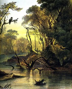 Wabash River Near New Harmony — Karl Bodmer