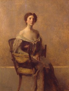 Womaninpurpleandgreen — Thomas Wilmer Dewing