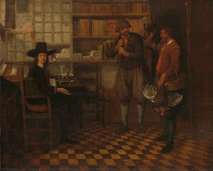 The Tenant Farmer"s Rent, Quiringh Gerritsz. Van Brekelenkam (attributed To), 1660 - 1668 — Quiringh Gerritsz. Van Brekelenkam