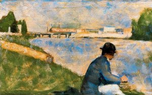Banks Of The Seine At Suresnes — Georges Seurat