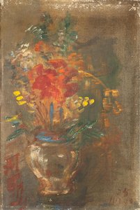 Season Flower In A Vase — Abanindranath Tagore