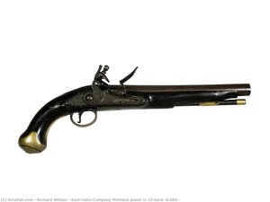 East India Company Flintlock Pistol In 15 Bore (0.665”) — Richard Wilson