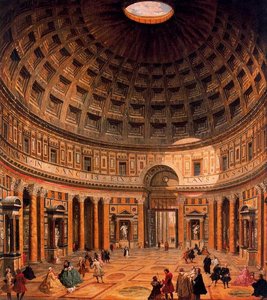 Interior Del Panteón — Giovanni Paolo Panini