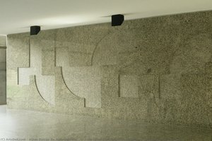 Granite Relief From Brazilian Embassy In Buenos Aires, Argentina — Athos Bulcão De Almeida Lima