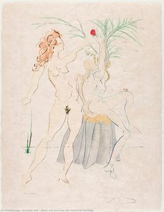 Adam Et Ève De Notre Héritage — Salvador Dalí