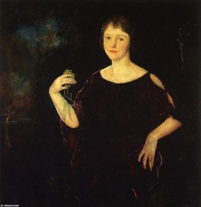 Purple And Green (also Known As Portrait Of Mrs. Woodruff) — Charles Webster Hawthorne
