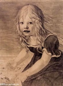 Portrait Of The Artist's Daughter, Marie — Karl Friedrich Schinkel