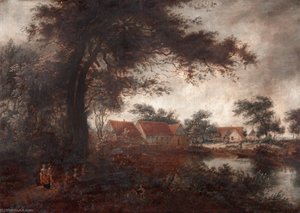 Landscape With A Watermill — Benjamin Barker Ii