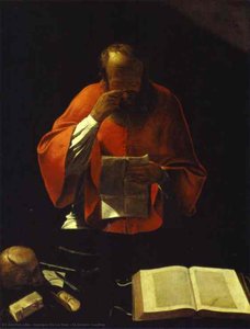 St.jerome Lesen — Georges De La Tour