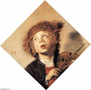 Boy Playing A Violin — Frans Hals I