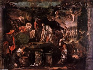 La Adoración De Los Magos — Jacopo Tintoretto