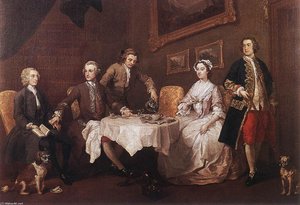 Die Strode Familie — William Hogarth