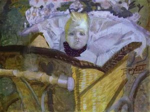 Portrait Of Savva Vrubel , The Artist's Son — Mikhail Vrubel