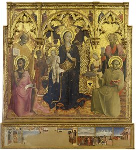 Madonna Of The Snow Altarpiece — Sassetta (stefano Di Giovanni)