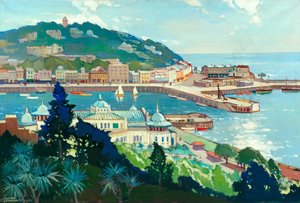 Torquay (great Western Railway Poster Artwork) — Leonard Richmond