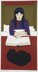 Child Reading - Red — Will Barnet