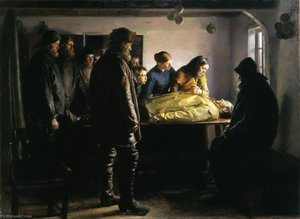 The Drowned Fisherman — Michael Peter Ancher