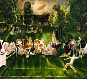 Tennis Tournament — George Wesley Bellows