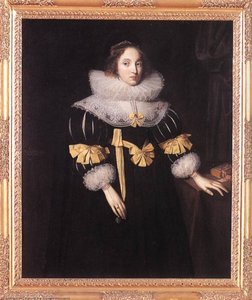 Portrait Of Lady Anne Ruhout — Marcus The Younger Gheeraerts