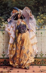 An Ouled Nail Tribal Dancer — Georges Jules Victor Clairin