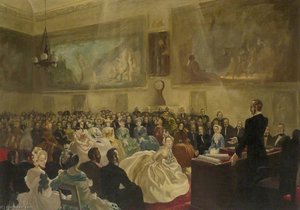 The Prince Consort, President Of The Society Of Arts, Presenting Medals In The Society's Hall In 1849 — Anna Katrina Zinkeisen