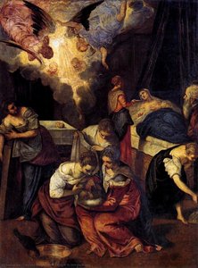 La Naissance De Saint Jean Baptiste — Jacopo Tintoretto