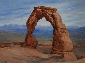 The Delicate Arch, (painting) — Mary Agnes Yerkes