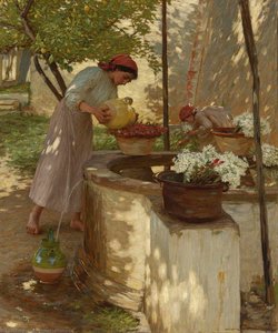 Winter In Liguria — Henry Herbert La Thangue