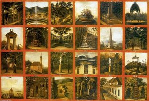 English Garden In The Csáky Castle At Hotkóc — János Rombauer