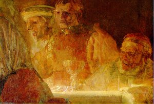 Batavernas Trohetsed Detalj — Rembrandt Van Rijn