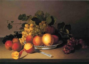 Fruit In A Basket — James Peale