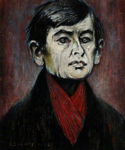 Fire Watcher (recto) — Laurence Stephen Lowry