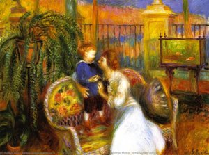 The Conservatory (also Known As Lenna And Her Mother In The Conservatory) — William James Glackens