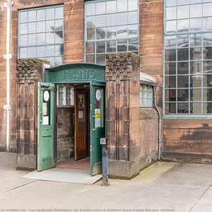 Un Portone D'ingresso Alla Scotland Street School, Glasgow, Scozia — Charles Rennie Mackintosh