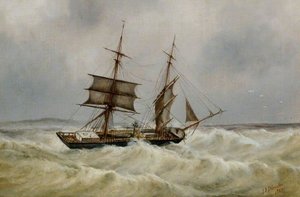 The Wreck Of The 'clap Kyrre', North Bay — John Taylor Allerston