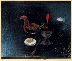 Nachdenklichkeit Beim Frühstück — Paul Klee