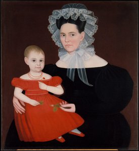 Mrs. Mayer And Daughter — Ammi Phillips