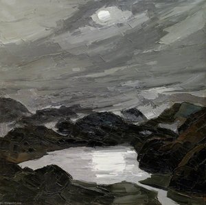 Moonlight Above Gwynant — Kyffin Williams