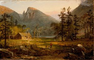 Pioneer's Home, Eagle Cliff, White Mountains — Jasper Francis Cropsey
