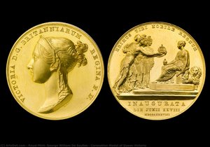Coronation Medal Of Queen Victoria — Royal Mint, George William De Saulles