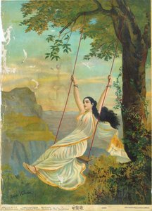 Mohini Or The Temptress — Ravi Varma Lithographic Press