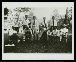 President Harding Visiting The — Ford Motor Company. Engineering Photographic Department
