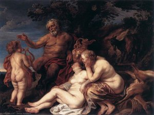 Obrazovanje Jupiterja — Jacob Jordaens