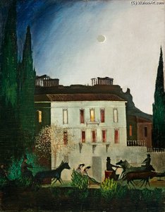 Exit At New Moon In Athens — Tivadar Csontváry Kosztka