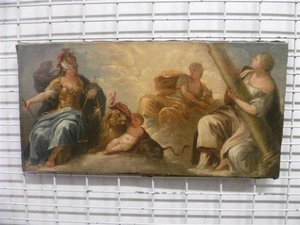 Les Trois Vertus Théologiques Les Trois Vertus Théologales — Da Pier Francesco Mola