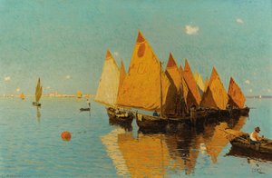 La Quiete In Laguna — Guglielmo Ciardi