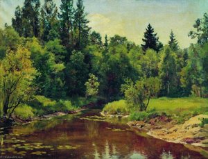 Forest Stream — Konstantin Yakovlevich Kryzhitsky