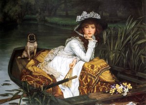 Young Lady In A Boat — Ζακ-ζοζέ Τισσό