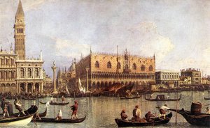 Palacio Ducal Y La Plaza De San Marcos — Giovanni Antonio Canal